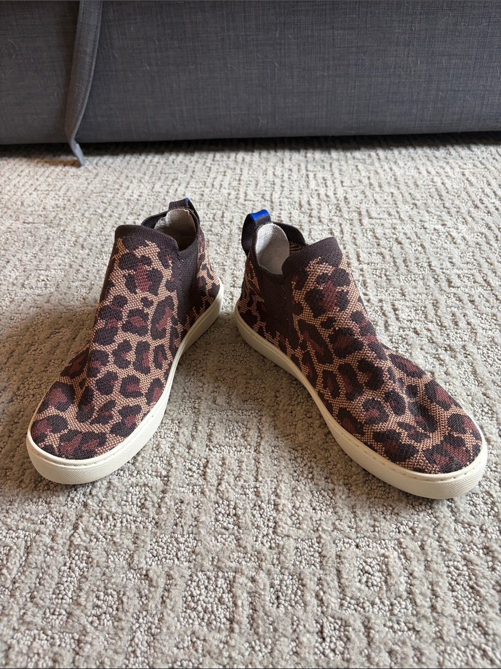 Rothy's Leopard-Print Chelsea Ankle Sneaker - Picture 2 of 4